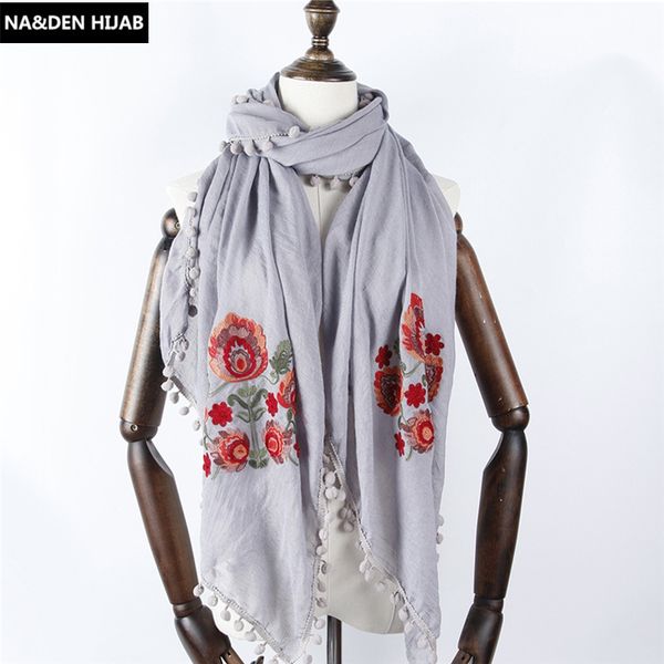10 color new pom pom scarf embroider flowers hijab shawl women pupular scarves and shawls fashion clothing accessories sale
10 color new pom pom scarf embroider flowers hijab shawl women pupular scarves and shawls fashion clothing accessories sale