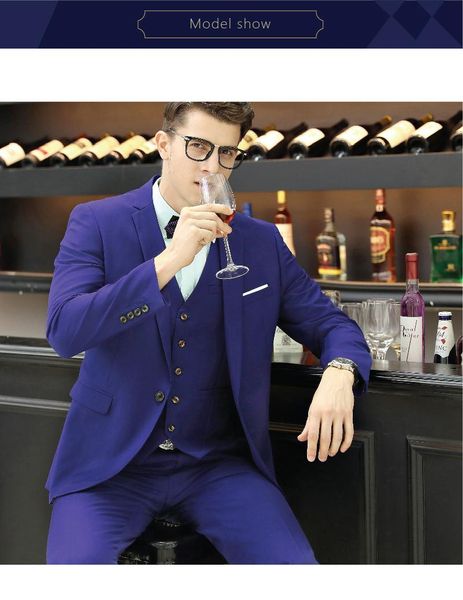 brand new royal blue center vent men 3 piece suit wedding tuxedos excellent groom tuxedos men business prom blazer(jacket+pants+tie+vest)615, Black;gray
brand new royal blue center vent men 3 piece suit wedding tuxedos excellent groom tuxedos men business prom blazer(jacket+pants+tie+vest)615, Black;gray