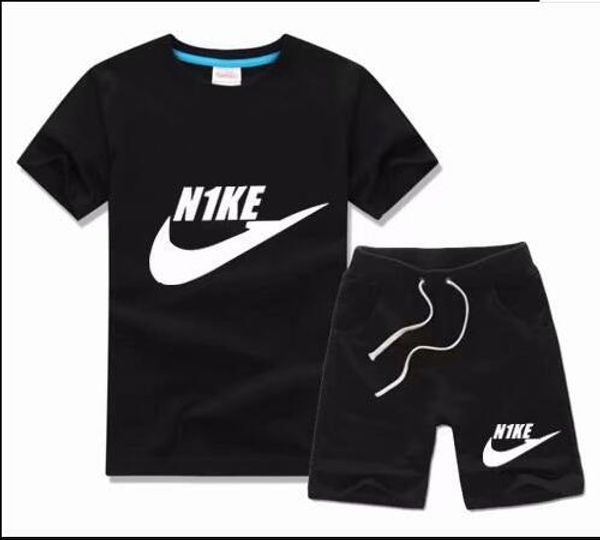 

free shipping Style Children's Clothing For Boys And Girls Sports Suit Baby Infant Short Sleeve Clothes Kids 2018 hot