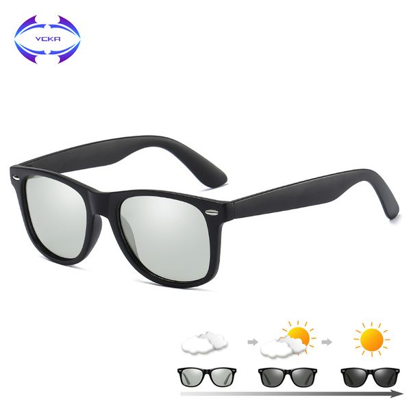 vcka classic driving pchromic sunglasses male polarized chameleon discoloration sun glasses for women men wome, White;black
vcka classic driving pchromic sunglasses male polarized chameleon discoloration sun glasses for women men wome, White;black