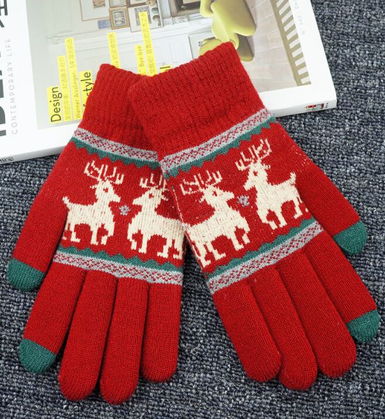 double warm gloves winter new women's christmas gift double deer five finger touch screen gloves wholesale, Black
double warm gloves winter new women's christmas gift double deer five finger touch screen gloves wholesale, Black