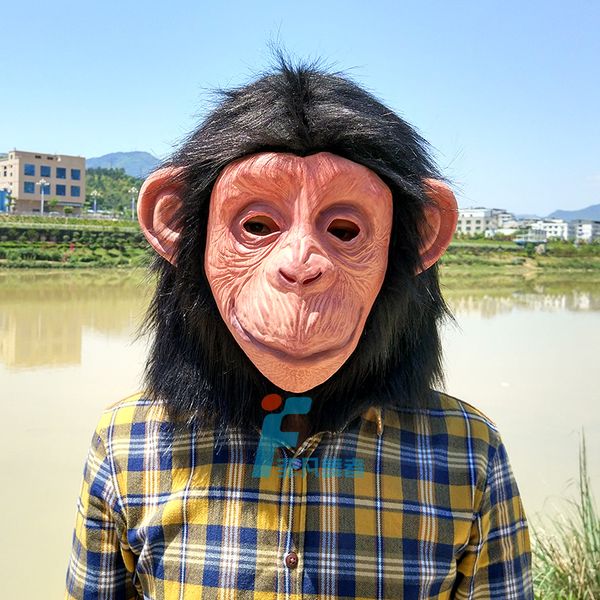 funny latex halloween chimp monkey ball mask animal costume head party cosplay dress full face masquerade masks
funny latex halloween chimp monkey ball mask animal costume head party cosplay dress full face masquerade masks