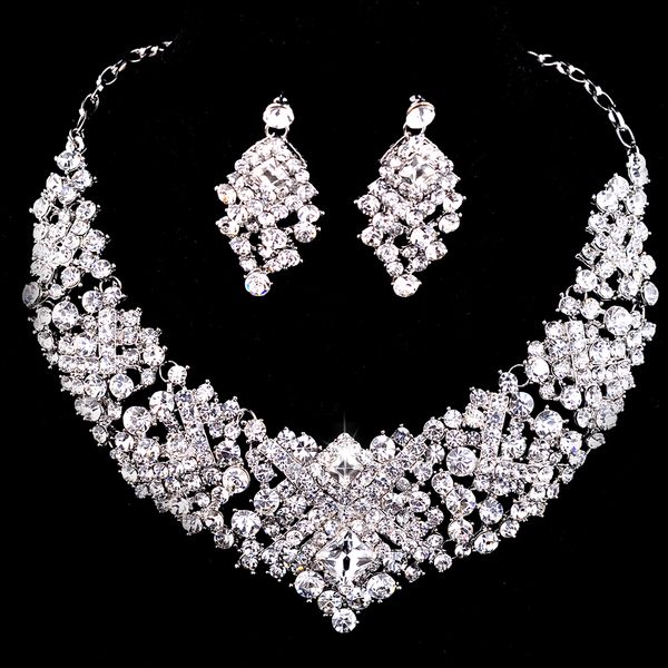 necklace collares earrings fine african jewelry sets bridal maxi necklaces pendant wedding joyeria women, Silver
necklace collares earrings fine african jewelry sets bridal maxi necklaces pendant wedding joyeria women, Silver