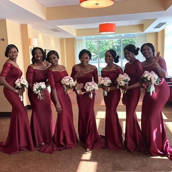 2019 gorgeous south africa burgundy long bridesmaid dresses off shoulder arabic garden wedding guest maid of honor dresses customize, White;pink
2019 gorgeous south africa burgundy long bridesmaid dresses off shoulder arabic garden wedding guest maid of honor dresses customize, White;pink