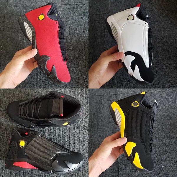 New 14 14s Last shot black red Black Toe DMP Oxidized Thunder Men Jumpman Basketball Shoes Athletic Sport Sneaker shoes
New 14 14s Last shot black red Black Toe DMP Oxidized Thunder Men Jumpman Basketball Shoes Athletic Sport Sneaker shoes