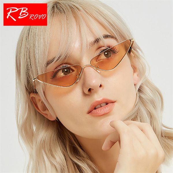 rbrovo 2018 small frame cateye sunglasses women brand shopping design eyewear alloy mirror lunette de soleil femme uv400, White;black
rbrovo 2018 small frame cateye sunglasses women brand shopping design eyewear alloy mirror lunette de soleil femme uv400, White;black