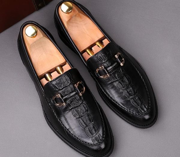 send 2018 new style low-heel spring and autumn pointed end men's leather shoes@988, Black
send 2018 new style low-heel spring and autumn pointed end men's leather shoes@988, Black