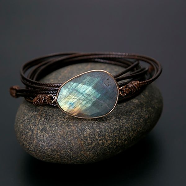 rope wrap bracelet natural stones labradorite boho long friendship bracelet unique handmade ethnic bracelets dropshipping, Golden;silver
rope wrap bracelet natural stones labradorite boho long friendship bracelet unique handmade ethnic bracelets dropshipping, Golden;silver