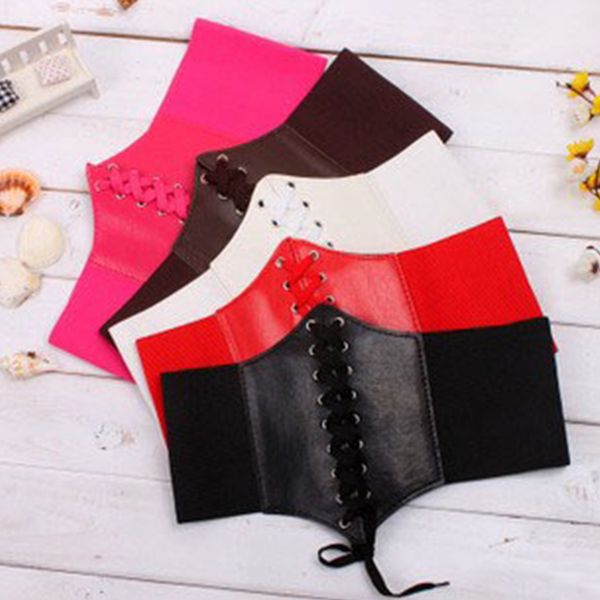 women waist trainer underbust corset elastic wide band elastic tied waspie corset waist belt size 5 colors
women waist trainer underbust corset elastic wide band elastic tied waspie corset waist belt size 5 colors