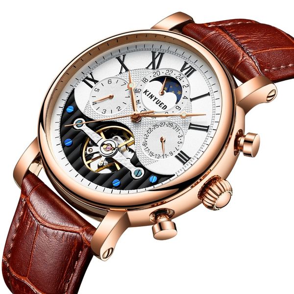 new 2018 men full-automatic mechanical watch luxury fashion brand genuine leather man multifunctional watches, Slivery;brown
new 2018 men full-automatic mechanical watch luxury fashion brand genuine leather man multifunctional watches, Slivery;brown