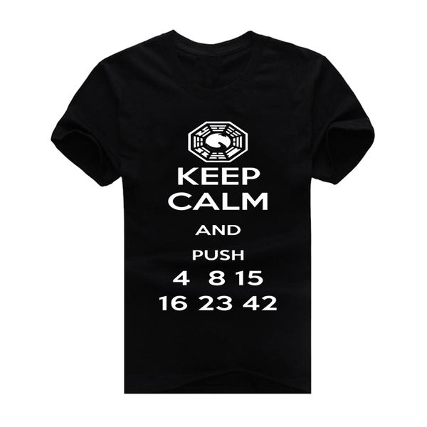 new fashion keep calm - lost poster printing man t-shirt cotton o neck mens short sleeve mens tshirt male tees wholesale, White;black
new fashion keep calm - lost poster printing man t-shirt cotton o neck mens short sleeve mens tshirt male tees wholesale, White;black