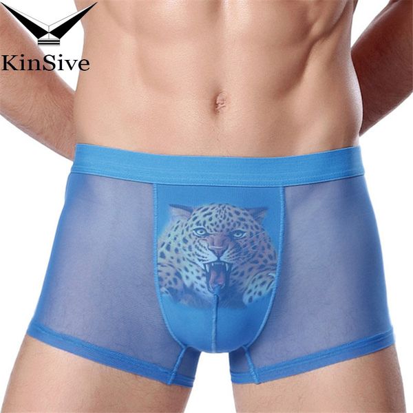 men boxer breathable transparent 3d tiger print underwear ice slik underpants gay shorts calzoncillos algodon hombre, Black;white
men boxer breathable transparent 3d tiger print underwear ice slik underpants gay shorts calzoncillos algodon hombre, Black;white