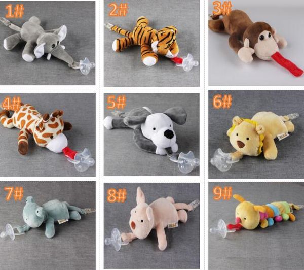 10 style new silicone animal pacifier with plush toy baby giraffe elephant nipple kids newborn toddler kids products include pacifiers
10 style new silicone animal pacifier with plush toy baby giraffe elephant nipple kids newborn toddler kids products include pacifiers