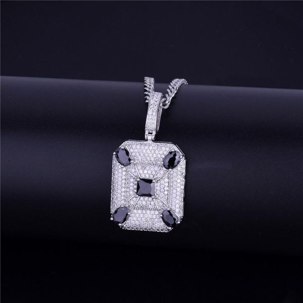 men's hip hop jewelry zircon black solitaire squar necklace pendant necklace charm bling cubic zircon tennis chain for gift hipping, Silver
men's hip hop jewelry zircon black solitaire squar necklace pendant necklace charm bling cubic zircon tennis chain for gift hipping, Silver