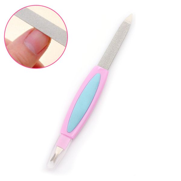 elecool new 1pc 2 in 1 metal nail file cuticle remover trimmer buffer stainless steel durable dead skin remover manicure tool
elecool new 1pc 2 in 1 metal nail file cuticle remover trimmer buffer stainless steel durable dead skin remover manicure tool