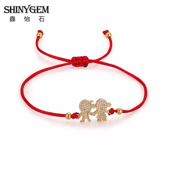 lovely mom & dad & boy/girl family charm bracelet for women men children lucky red string rope bracelets jewelry gift, Black 
lovely mom & dad & boy/girl family charm bracelet for women men children lucky red string rope bracelets jewelry gift, Black