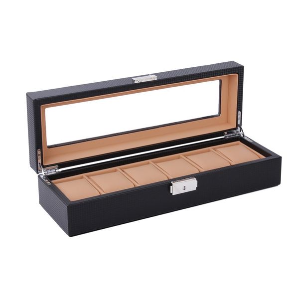 6/12 girds luxury carbon fiber watch box watch display box storage holder organizer jewelry dispay case for dropshipping, Black;blue
6/12 girds luxury carbon fiber watch box watch display box storage holder organizer jewelry dispay case for dropshipping, Black;blue