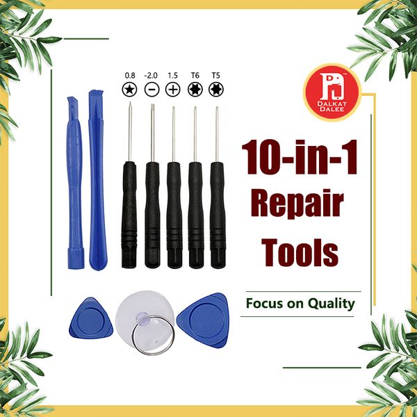 10 In 1 Opening Tool Kit Pry Repair Tool With Crewdriver Replacement Tool For Iphone Am Ung Galaxy 4 Ony Blackberry