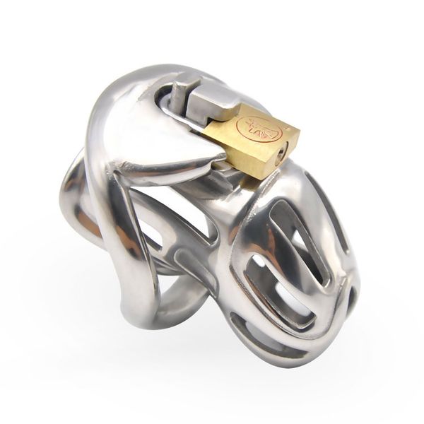 new design 316 stainless steel male chastity device toy a370-ss