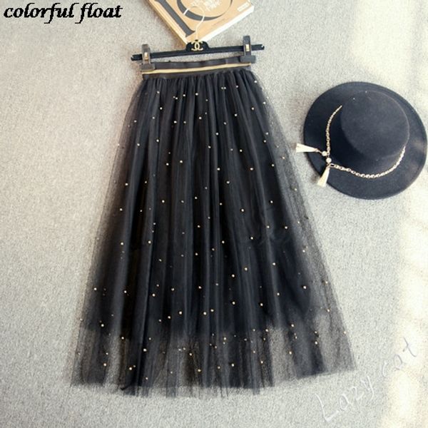 dingzhuang net yarn skirt long section 2017 spring and summer a type was thin big skirts brown gold silver, Black
dingzhuang net yarn skirt long section 2017 spring and summer a type was thin big skirts brown gold silver, Black