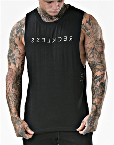 new tank sleeveless vest undershirt casual fitness mens vest casual cotton print bodybuilding ing, White;black 
new tank sleeveless vest undershirt casual fitness mens vest casual cotton print bodybuilding ing, White;black