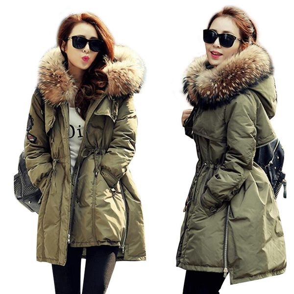 real fur collar parka womens winter down jacket 2017 winter jacket women thick snow wear coat lady clothing female, Black
real fur collar parka womens winter down jacket 2017 winter jacket women thick snow wear coat lady clothing female, Black