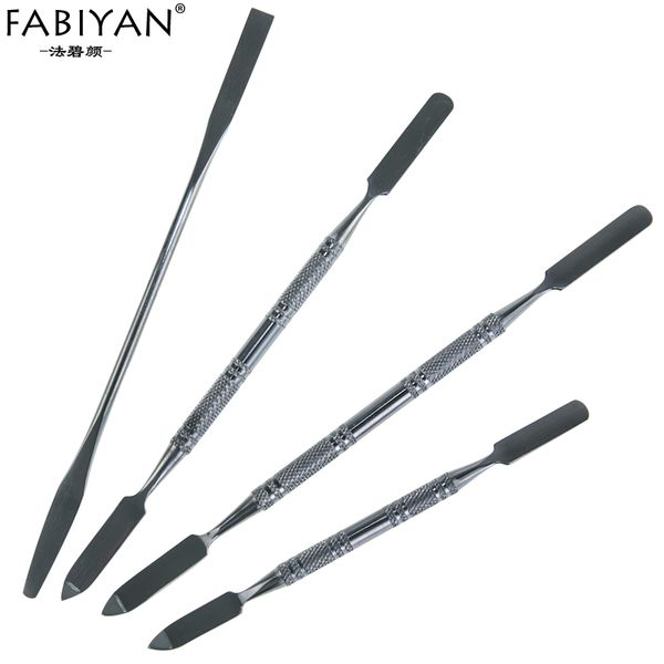 4 type stainless steel spoon polish cream blender mixing palette spatulas spoon stick rod tone makeup cosmetic nail art tool, Silver
4 type stainless steel spoon polish cream blender mixing palette spatulas spoon stick rod tone makeup cosmetic nail art tool, Silver