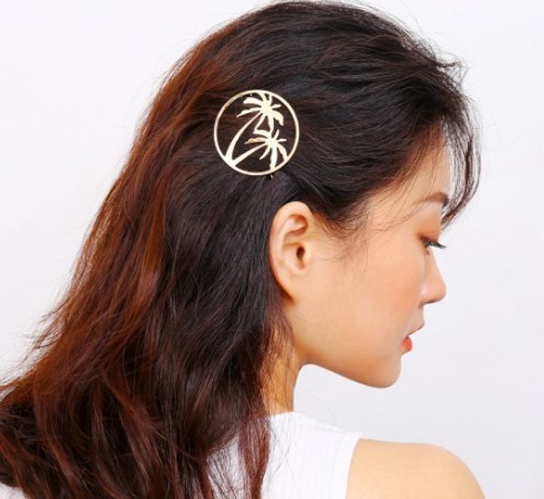 coconut tree hair clip clamp girls /ladies geometric gold/silver plated metal pin clamp hair clip, Golden;silver
coconut tree hair clip clamp girls /ladies geometric gold/silver plated metal pin clamp hair clip, Golden;silver