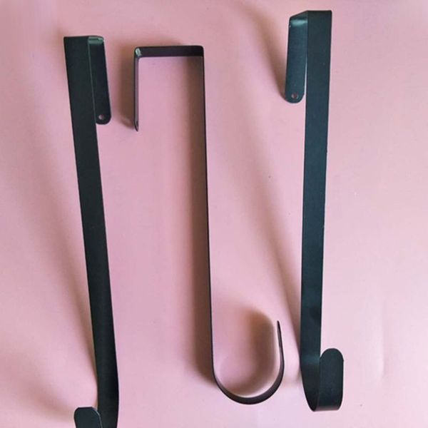door iron hook hangers removable storage rack organizer for christmas wreath coat bag hat robe
door iron hook hangers removable storage rack organizer for christmas wreath coat bag hat robe