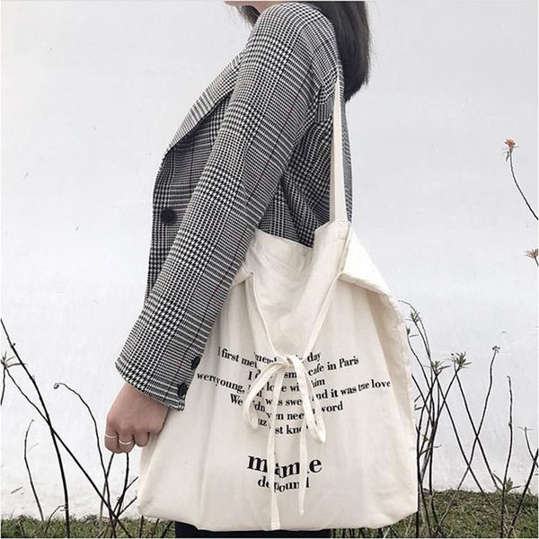 shoulder bags cotton fabric canvas bag handbag fashion letter printing bowknot leisure package diy ribbon with canvas satchels d18102407
shoulder bags cotton fabric canvas bag handbag fashion letter printing bowknot leisure package diy ribbon with canvas satchels d18102407