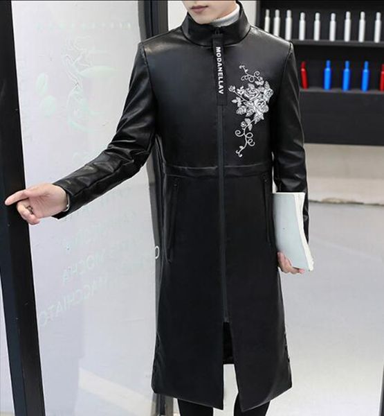 men's spring autumn korea version of the european and american new trend refined personal handsome pu leather coat jacket /m-3xl, Black
men's spring autumn korea version of the european and american new trend refined personal handsome pu leather coat jacket /m-3xl, Black