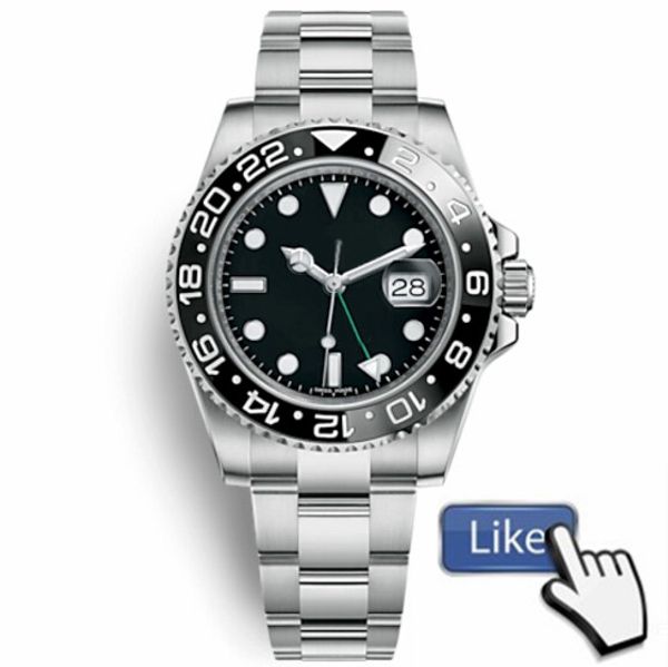 Glide Lock Strap GMT Watches Mens Automatic Mechanical Black Watch Sweeping Movement Adjustable Clasp Clock Date Model Watches Coupon Gift
Glide Lock Strap GMT Watches Mens Automatic Mechanical Black Watch Sweeping Movement Adjustable Clasp Clock Date Model Watches Coupon Gift