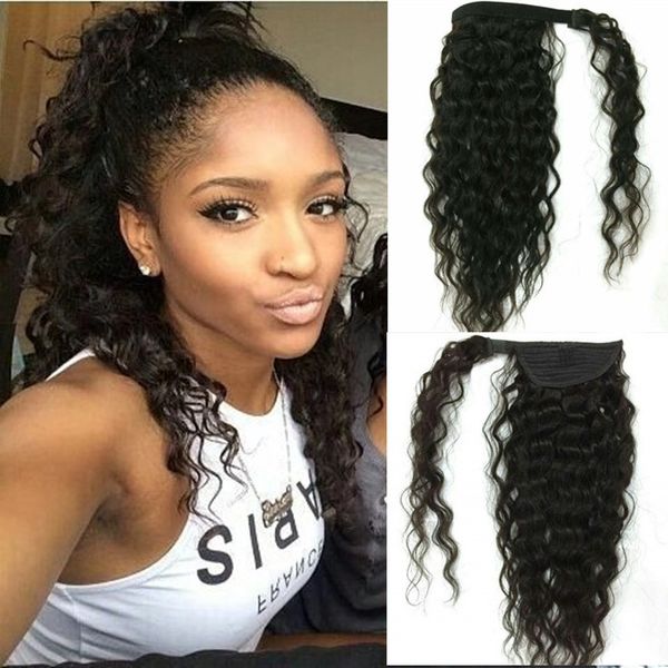 ponytail human hair 100% brazilian human hair extensions kinky curly clip in extension pony tail human hair drawstring ponytail 120g, Black
ponytail human hair 100% brazilian human hair extensions kinky curly clip in extension pony tail human hair drawstring ponytail 120g, Black
