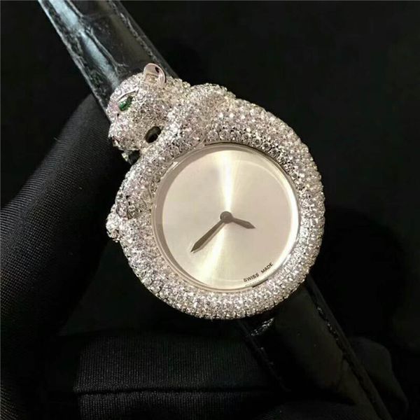 Luxury leopard new 3d diamond mo aic wi quartz movement women watch apphire cry tal black calf kin trap
Luxury leopard new 3d diamond mo aic wi quartz movement women watch apphire cry tal black calf kin trap