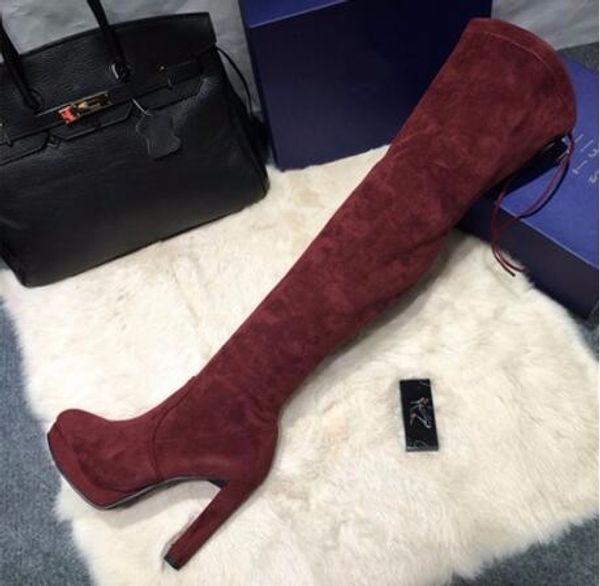 wine red black gray suede knee-high boots woman martin boots stretch shoes velvet female dress wedding boots ladies autumn knight booties
wine red black gray suede knee-high boots woman martin boots stretch shoes velvet female dress wedding boots ladies autumn knight booties