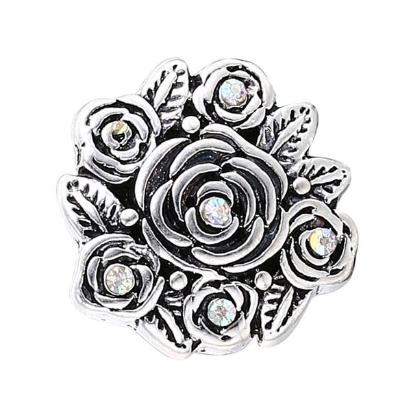10pcs new silver snap jewelry crystal rose snap buttons fit 18mm snap bracelet interchangeable buttons jewelry, Bronze;silver
10pcs new silver snap jewelry crystal rose snap buttons fit 18mm snap bracelet interchangeable buttons jewelry, Bronze;silver