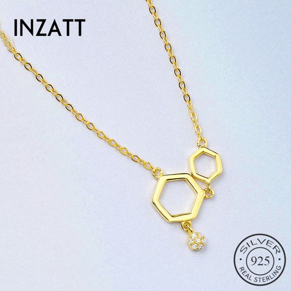 inzatt gothic minimalist geometric honeycomb exquisite zircon pendant necklace real 925 sterling silver fine jewelry for women
inzatt gothic minimalist geometric honeycomb exquisite zircon pendant necklace real 925 sterling silver fine jewelry for women
