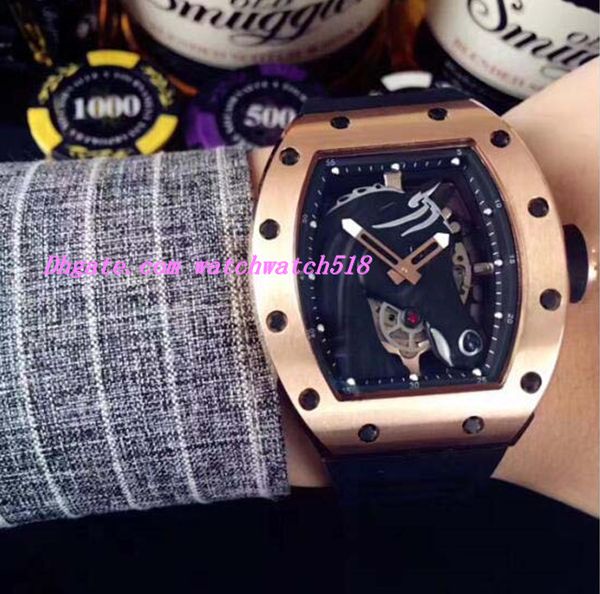luxury wristwatches rose gold bezel rubber strap automatic movement men's watch fashion brand watches, Slivery;brown
luxury wristwatches rose gold bezel rubber strap automatic movement men's watch fashion brand watches, Slivery;brown