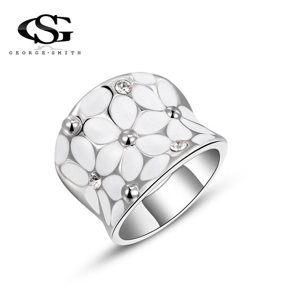 gs 2018 new crystal rings for women white rhinestone stainless steel silver color wedding female flower rings teen jewelry y3, Golden;silver
gs 2018 new crystal rings for women white rhinestone stainless steel silver color wedding female flower rings teen jewelry y3, Golden;silver