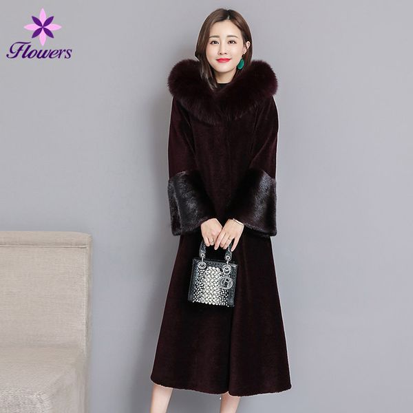 winter faux fur coat women new fake fur coat plus size lamb collar hooded jacket women long lq428, Black
winter faux fur coat women new fake fur coat plus size lamb collar hooded jacket women long lq428, Black