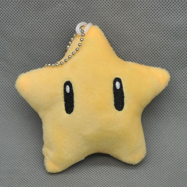 new 9cm super mario bros star plush doll pendant
new 9cm super mario bros star plush doll pendant