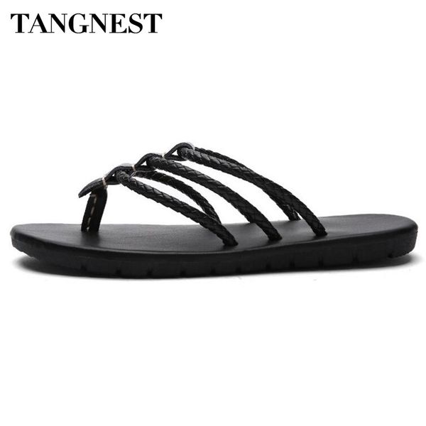 tangnest new men flip flops classic men summer fashion slippers man pu leather sandals casual beach flat shoes brown xmt225, Black
tangnest new men flip flops classic men summer fashion slippers man pu leather sandals casual beach flat shoes brown xmt225, Black