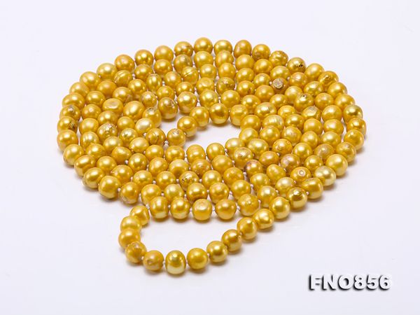 long pearl jewellery 52inches 8-9mm yellow color freshwater pearl necklace, Silver
long pearl jewellery 52inches 8-9mm yellow color freshwater pearl necklace, Silver