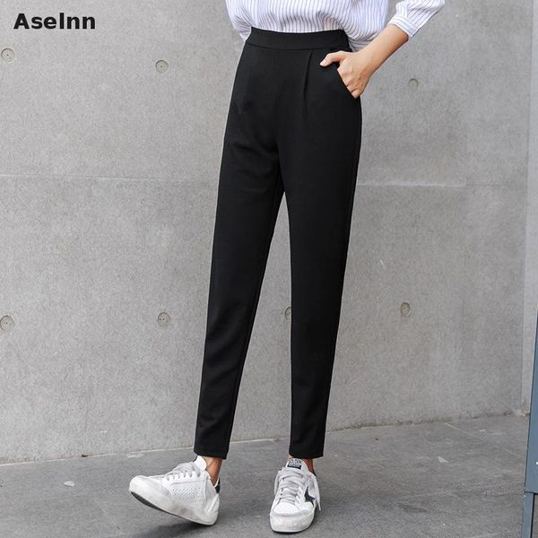 aselnn women harem pants 2017 spring new casual slim plus size elastic waist ladies trousers pocket black office pants, Black;white
aselnn women harem pants 2017 spring new casual slim plus size elastic waist ladies trousers pocket black office pants, Black;white