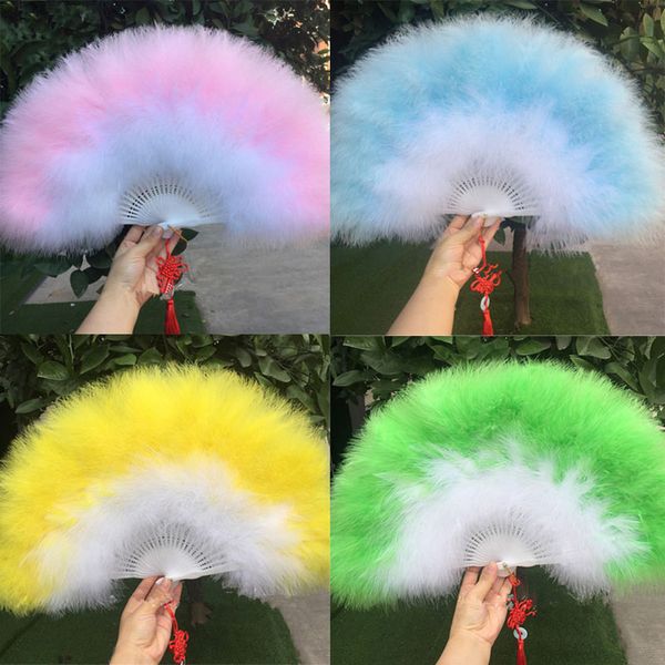 party decoration color thicken fluffy folding marabou feather hand fan women girls dance performance fan party favors
party decoration color thicken fluffy folding marabou feather hand fan women girls dance performance fan party favors