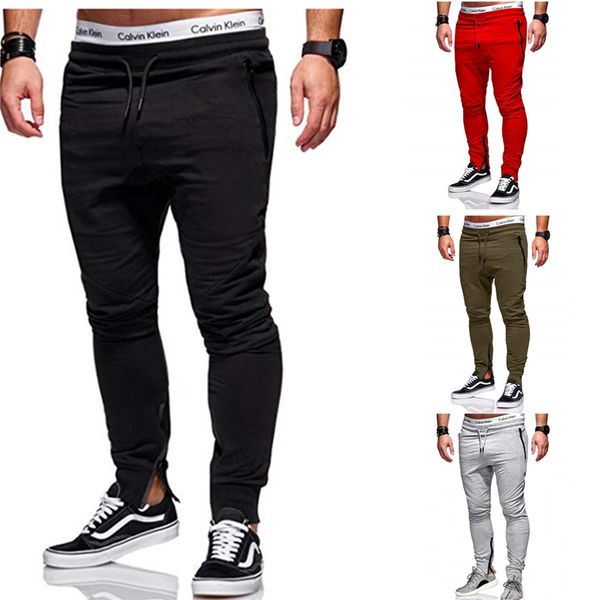 mens black red gray slim joggers man drawstring waist sweatpants hem zipper fashion running pants ing
mens black red gray slim joggers man drawstring waist sweatpants hem zipper fashion running pants ing