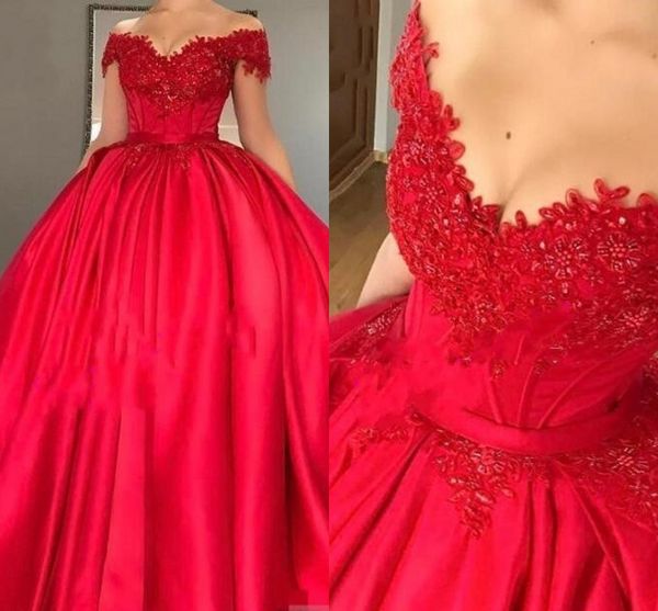 2019 red ball gown prom graduation dresses off the shoulder backless applique crystal beads draped quinceanera dress formal party dress, Black
2019 red ball gown prom graduation dresses off the shoulder backless applique crystal beads draped quinceanera dress formal party dress, Black
