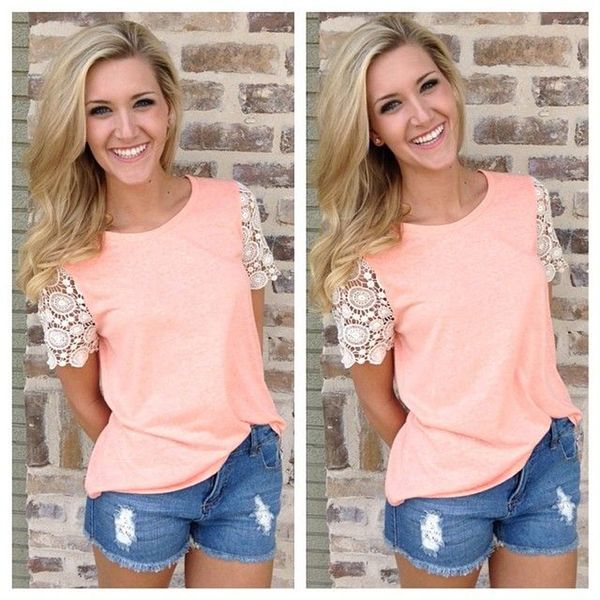 fashion women summer chiffon shirt casual loose lace floral short sleeve shirt blouse lace blouse, White
fashion women summer chiffon shirt casual loose lace floral short sleeve shirt blouse lace blouse, White
