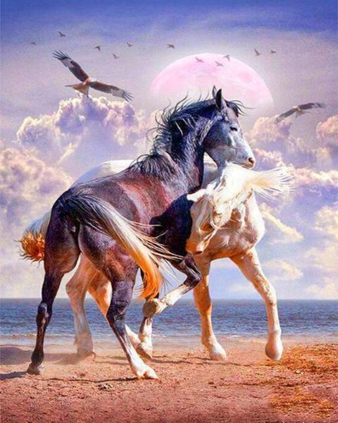 Full Square/Round Drill 5D DIY Diamond Painting "horse" Embroidery Cross Stitch Mosaic Home Decor Art Experience toys Gift A0049
Full Square/Round Drill 5D DIY Diamond Painting "horse" Embroidery Cross Stitch Mosaic Home Decor Art Experience toys Gift A0049