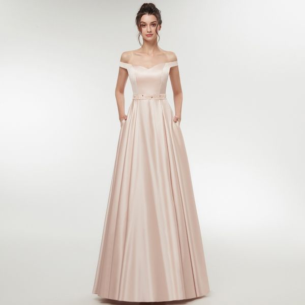 fashion off the shoulder satin prom dresses 2018 beads sash backless long a-line evening dresses party pageant gowns formal vestidos, Black;red
fashion off the shoulder satin prom dresses 2018 beads sash backless long a-line evening dresses party pageant gowns formal vestidos, Black;red